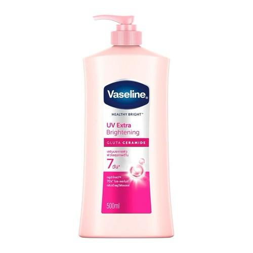 Vaseline Healthy Bright UV Extra Brightening Gluta Ceramide Body Lotion, Size 500ml